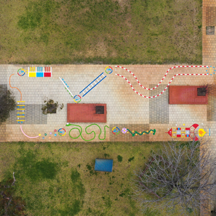 PWS Public School Line Marking Overhead